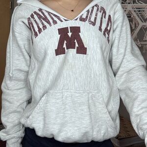 Minnesota Women's Gray Hoodie